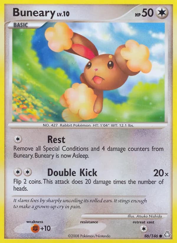 Buneary — Legends Awakened 86 Pokémon card