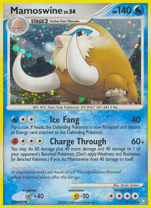 Mamutel — Erwachte Legenden 9 German Pokémon card