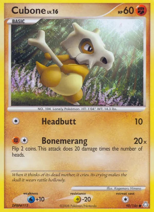 Cubone — Legends Awakened 90 Pokémon card