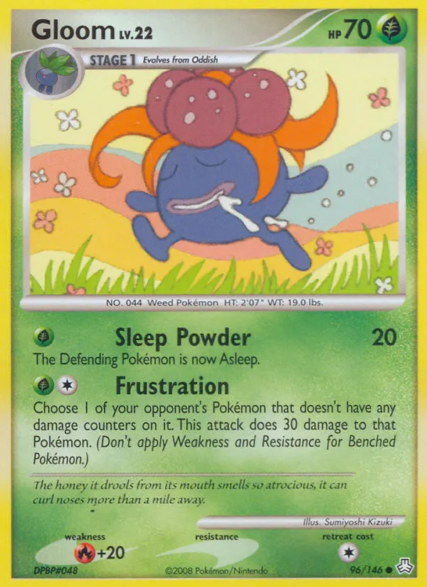 Gloom — Legends Awakened 96 Pokémon card