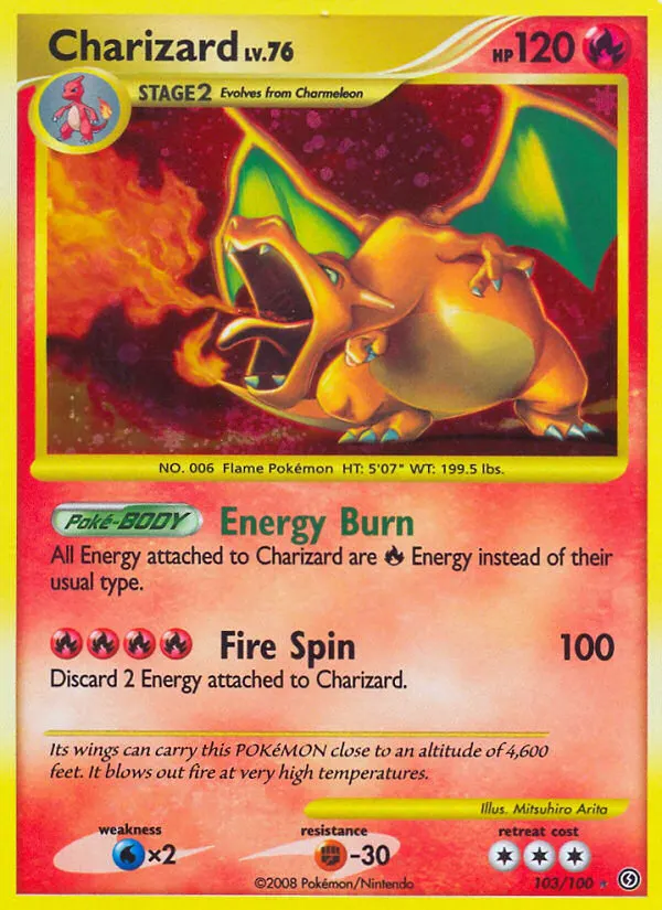 Dracaufeu — Tempête 103 French Pokémon card