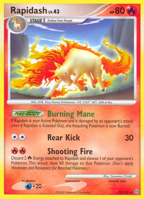 Gallopa — Sturmtief 22 German Pokémon card