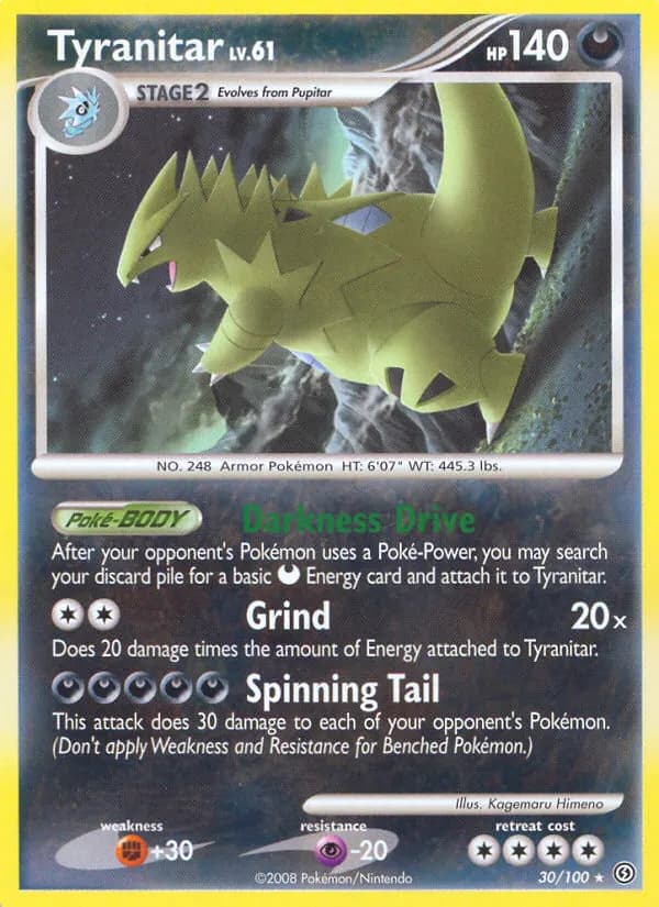 Despotar — Sturmtief 30 German Pokémon card
