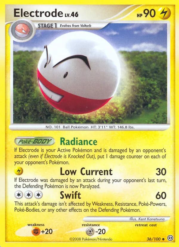 Lektrobal — Sturmtief 36 German Pokémon card