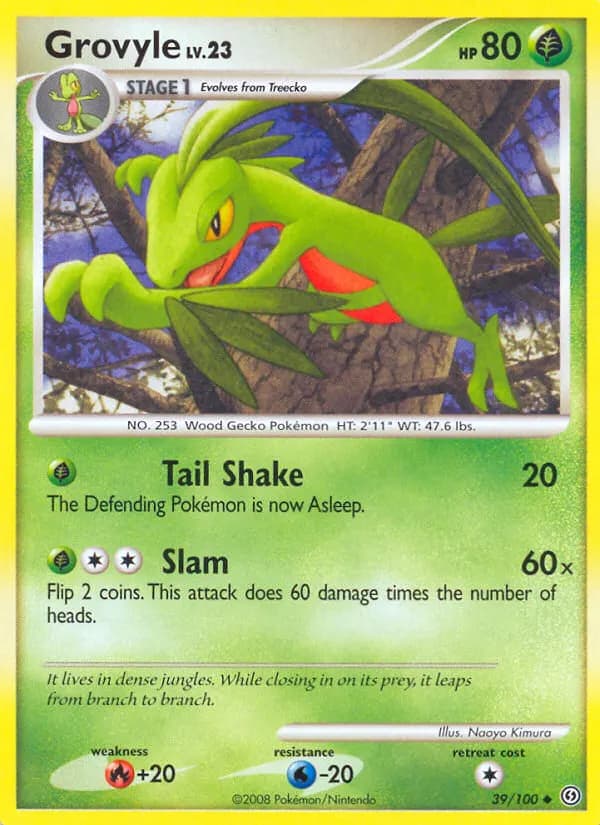 Reptain — Sturmtief 39 German Pokémon card