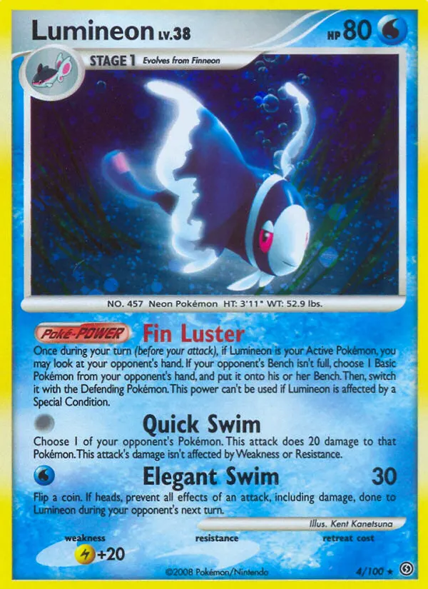 Lumineon — Sturmtief 4 German Pokémon card