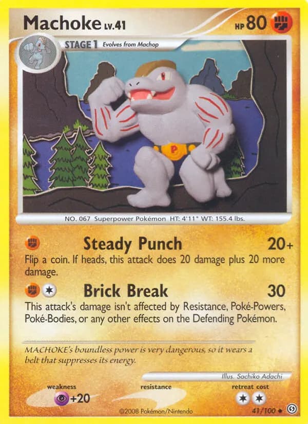 Maschock — Sturmtief 41 German Pokémon card