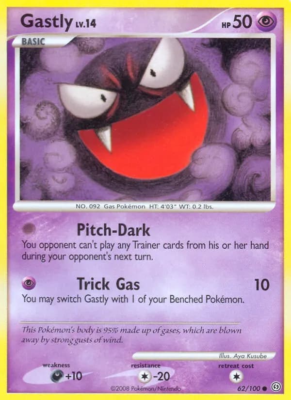 Nebulak — Sturmtief 62 German Pokémon card