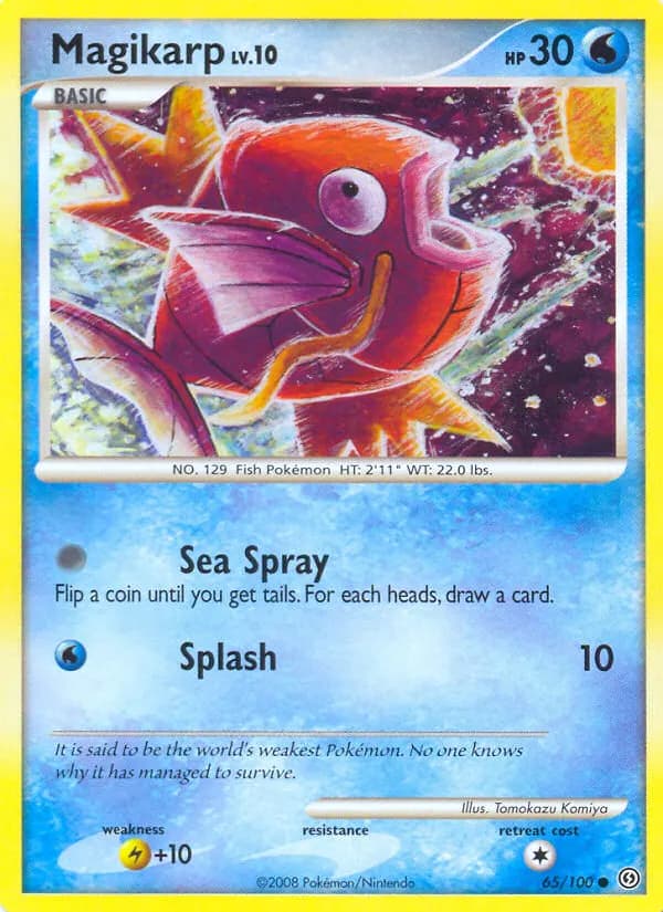 Magikarp — Stormfront 65 Pokémon card