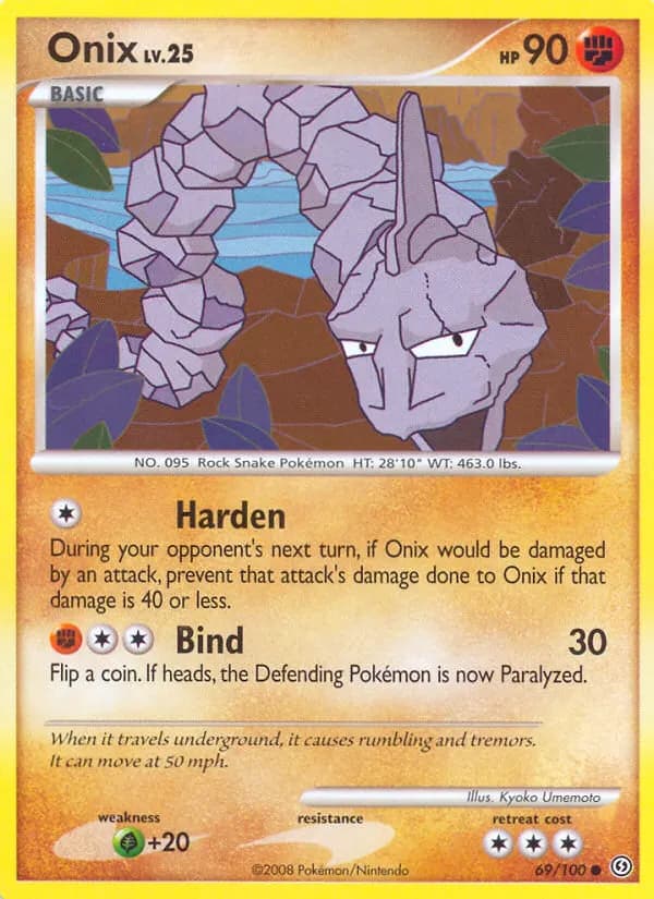 Onix — Sturmtief 69 German Pokémon card