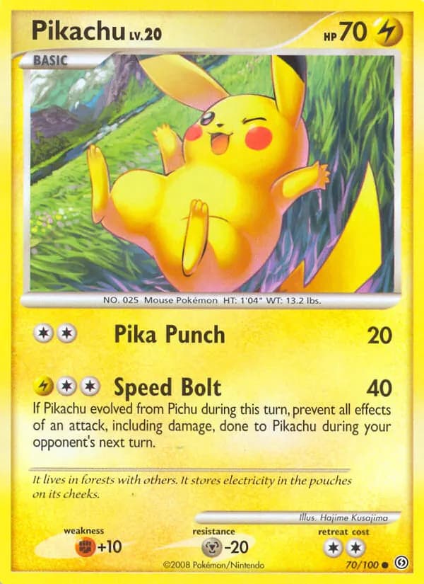 Pikachu — Sturmtief 70 German Pokémon card