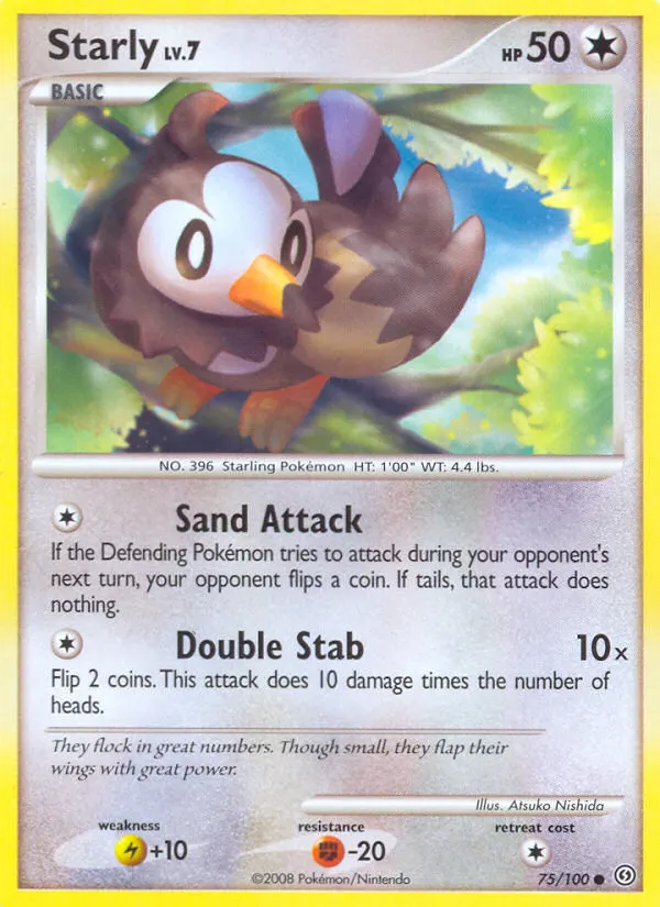 Staralili — Sturmtief 75 German Pokémon card