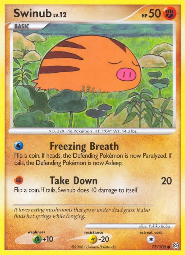 Marcacrin — Tempête 77 French Pokémon card