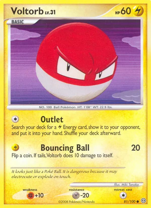 Voltobal — Sturmtief 81 German Pokémon card