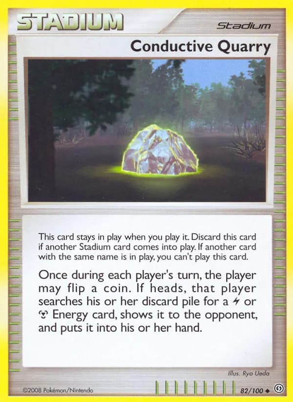 Leitmetall-Mine — Sturmtief 82 German Pokémon card
