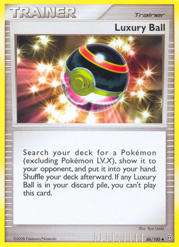 Luxury Ball — Stormfront 86 Pokémon card