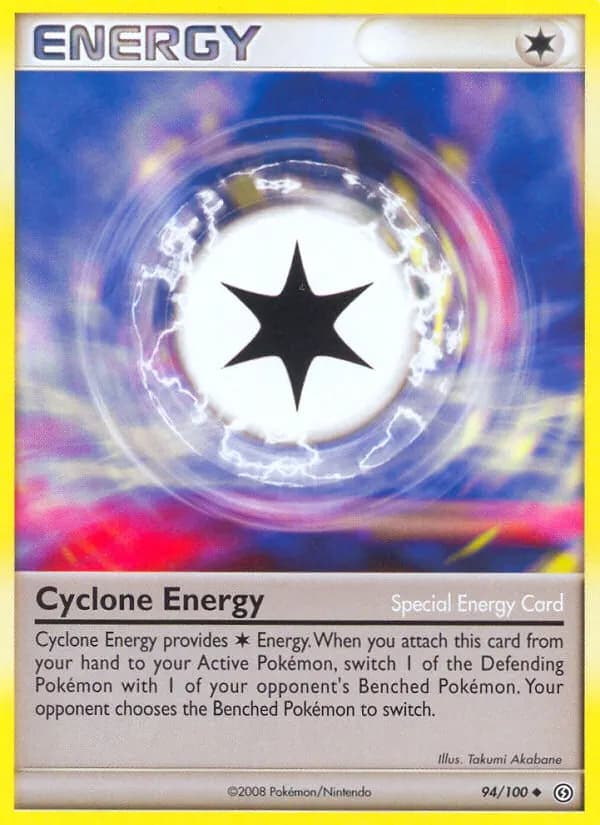 Cyclone Energy — Stormfront 94 Pokémon card