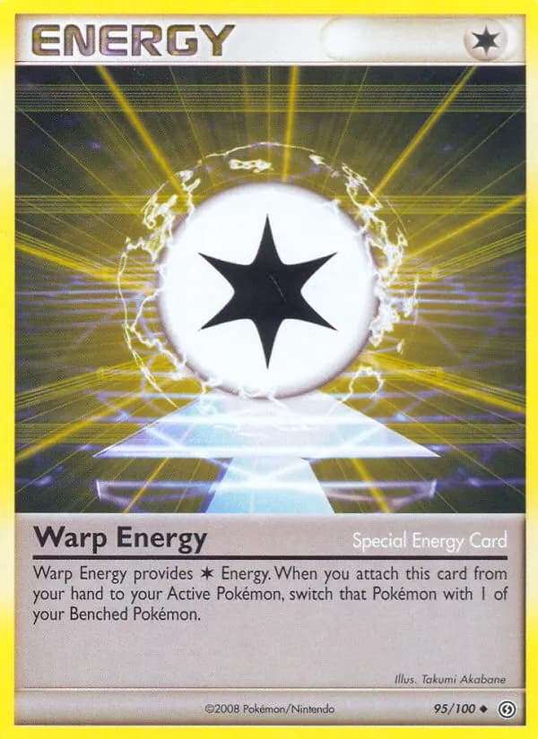 Warp Energy — Stormfront 95 Pokémon card
