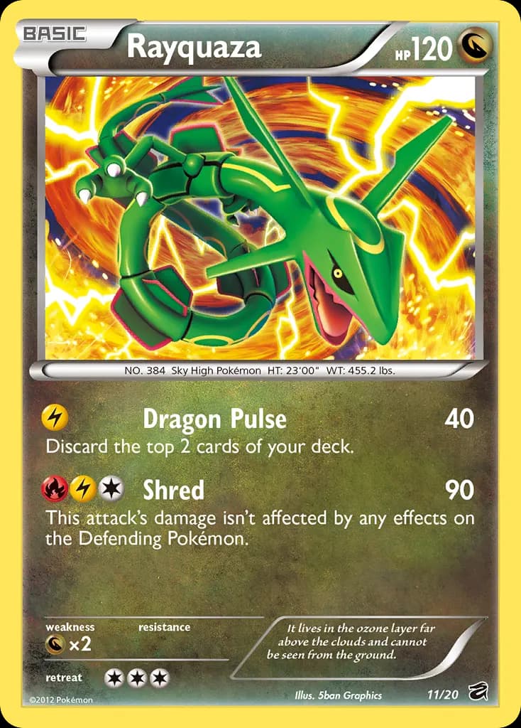 Rayquaza — Dragon Vault 11 Pokémon card
