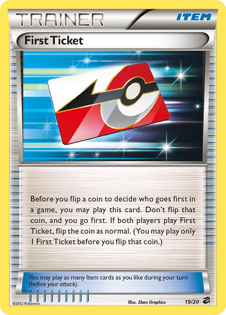 First Ticket — Dragon Vault 19 Pokémon card