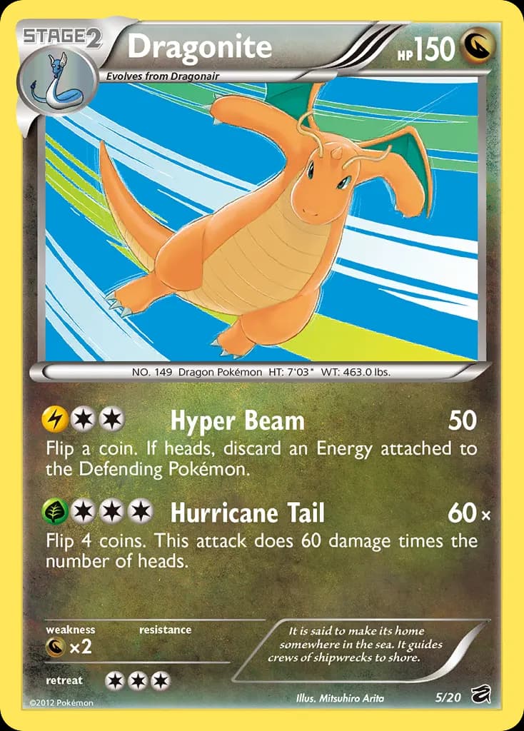 Dragonite — Dragon Vault 5 Pokémon card
