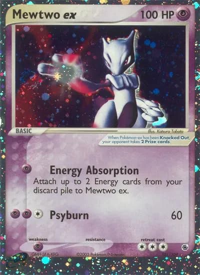 Mewtu-ex — EX Rubin & Saphir 101 German Pokémon card