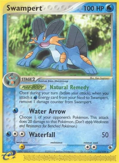 Swampert — Ruby & Sapphire 23 Pokémon card