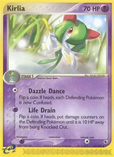 Kirlia — Ruby & Sapphire 35 Pokémon card