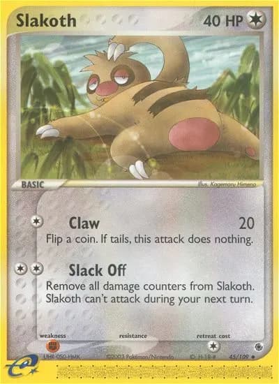 Bummelz — EX Rubin & Saphir 45 German Pokémon card