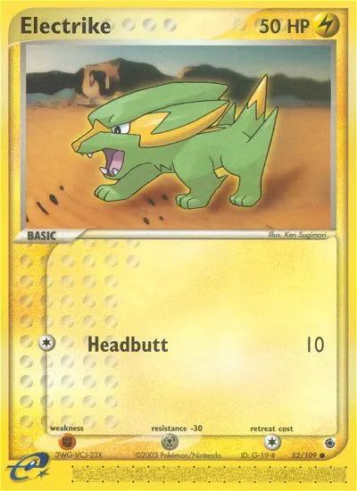 Frizelbliz — EX Rubin & Saphir 52 German Pokémon card