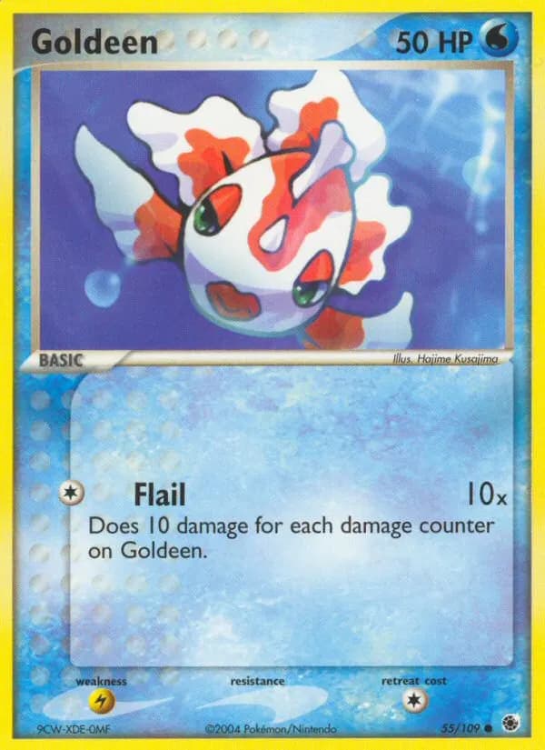Goldini — EX Rubin & Saphir 55 German Pokémon card