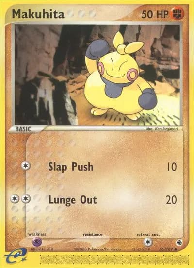 Makuhita — Ruby & Sapphire 56 Pokémon card