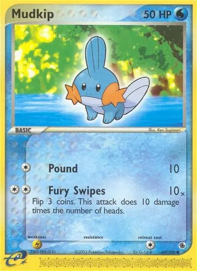 Hydropi — EX Rubin & Saphir 60 German Pokémon card