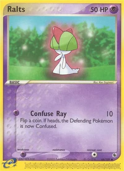 Ralts — Ruby & Sapphire 66 Pokémon card