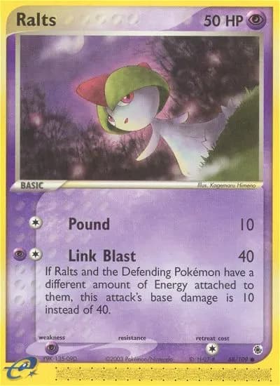 Ralts — Ruby & Sapphire 68 Pokémon card