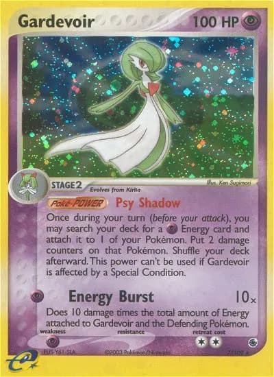 Gardevoir — Ruby & Sapphire 7 Pokémon card