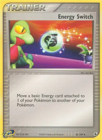 Energy Switch — Ruby & Sapphire 82 Pokémon card