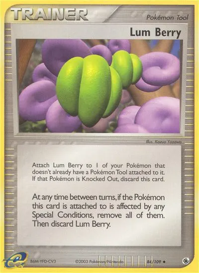 Prunusbeere — EX Rubin & Saphir 84 German Pokémon card