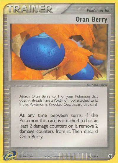Oran Berry — Ruby & Sapphire 85 Pokémon card
