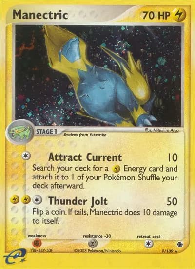 Manectric — Ruby & Sapphire 9 Pokémon card
