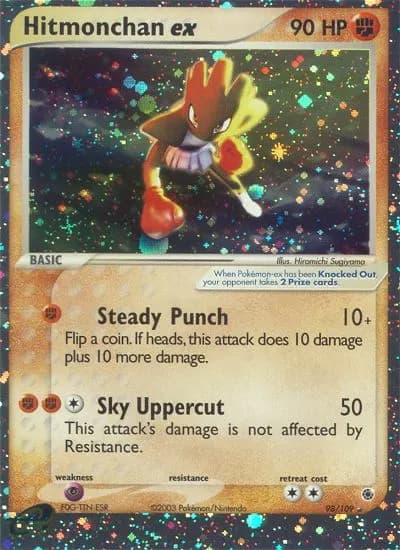 Nockchan-ex — EX Rubin & Saphir 98 German Pokémon card