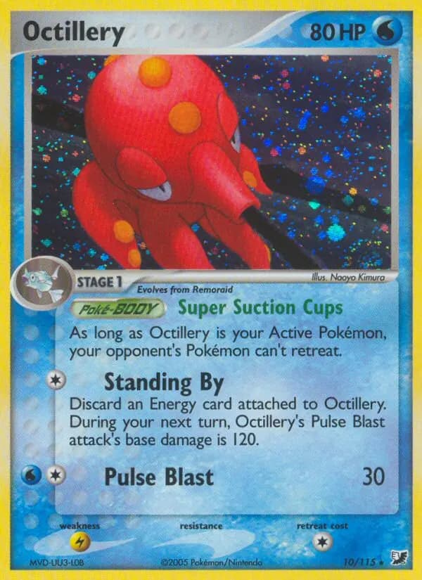 Octillery — Unseen Forces 10 Pokémon card