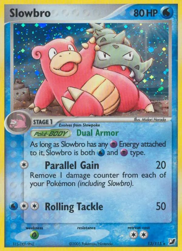 Slowbro — Unseen Forces 13 Pokémon card
