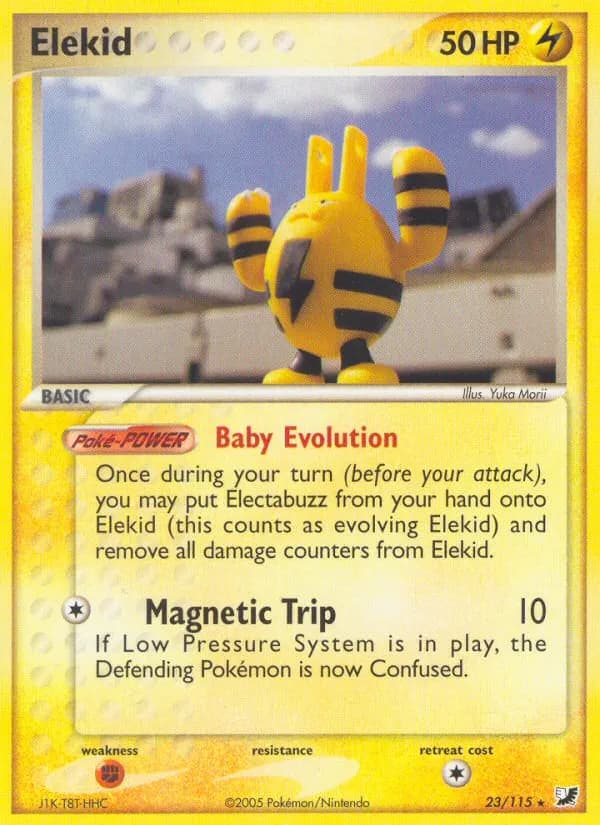 Elekid — EX Verborgene Mächte 23 German Pokémon card