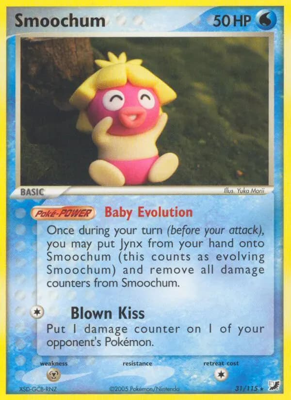 Smoochum — Unseen Forces 31 Pokémon card