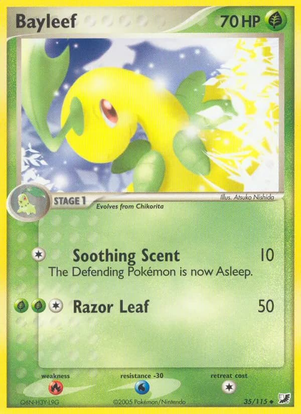 Lorblatt — EX Verborgene Mächte 35 German Pokémon card