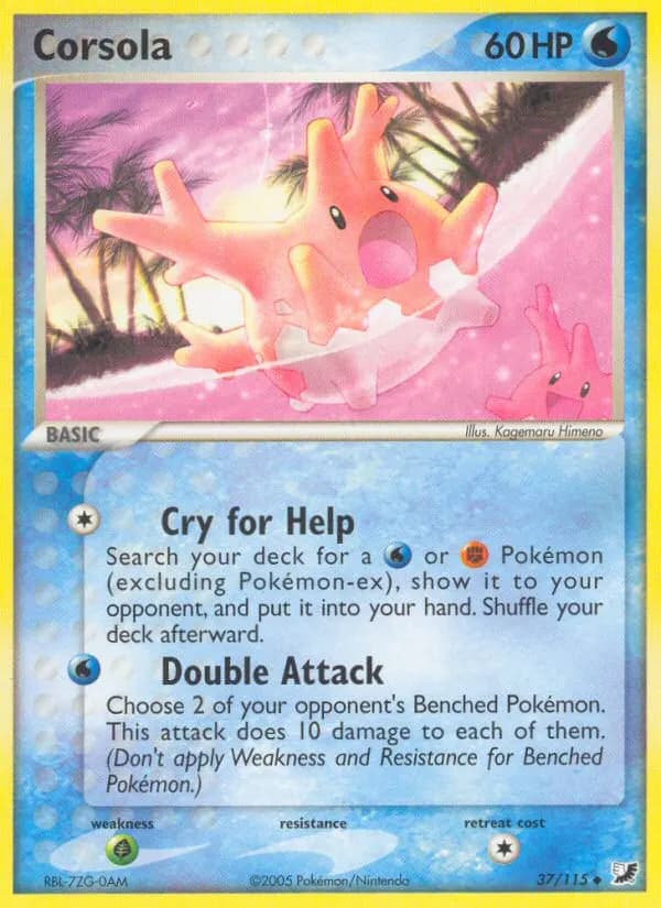Corsola — Unseen Forces 37 Pokémon card