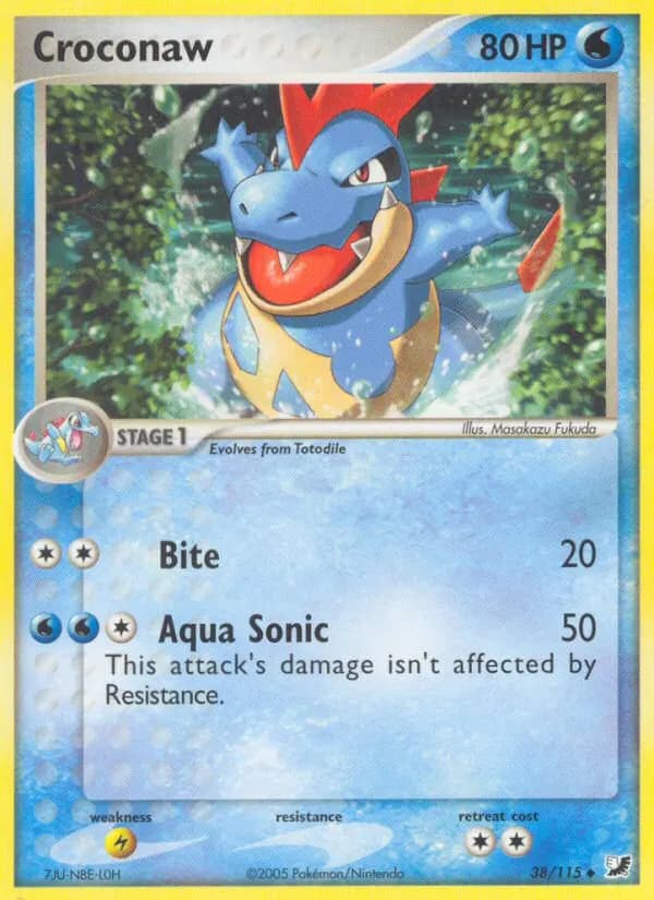 Tyracroc — EX Verborgene Mächte 38 German Pokémon card