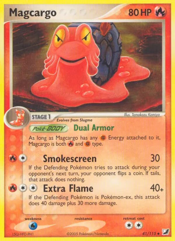 Magcargo — Unseen Forces 41 Pokémon card