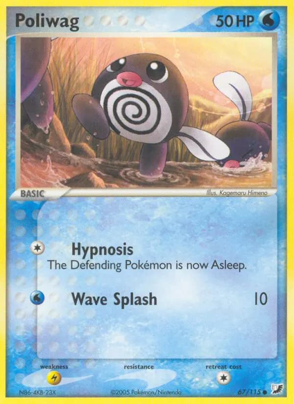 Poliwag — Unseen Forces 67 Pokémon card